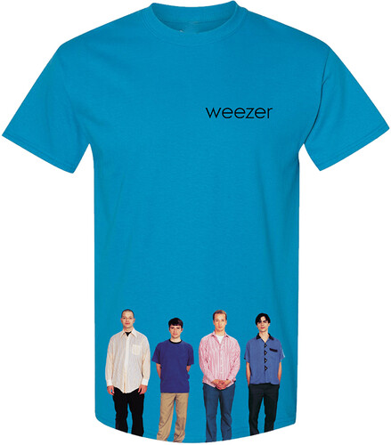 Weezer - Blue Album - T-Shirt - X-Large (Royal Blue)