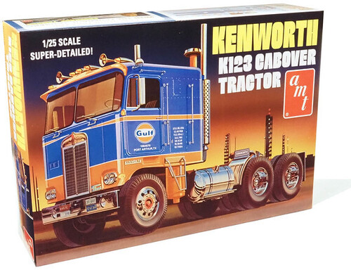 AMT Kenworth K-123 Cabover Gulf 1/25 Scale Model Kit