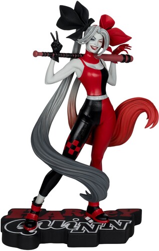 HARLEY QUINN RED WHITE & BLACK ALEX GARNER STATUE