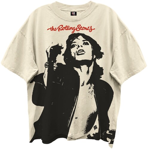 ROLLING STONES MICK JAGGER GIANT VINTAGE TSH LG WH