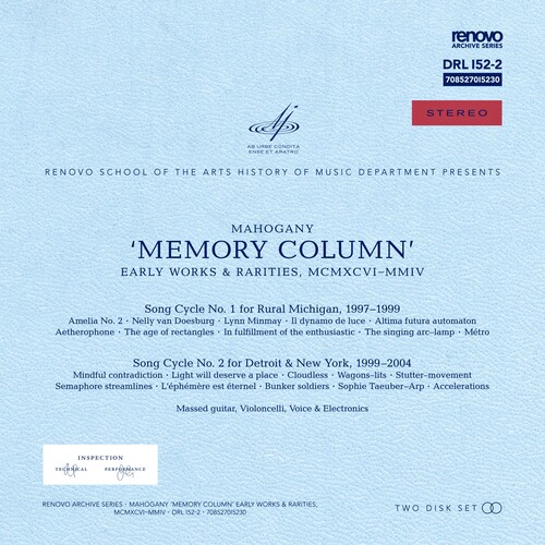 Mahogany - Memory Column vinyl record cover