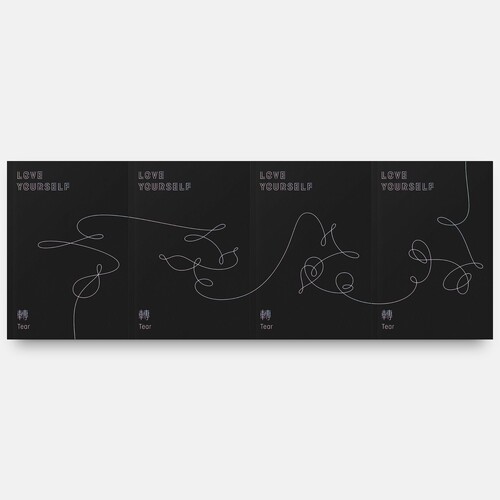 BTS - Love Yourself: Tear (Random cover, incl. 104-page photobook, one random photocard, 20-page minibook and one standing photo)