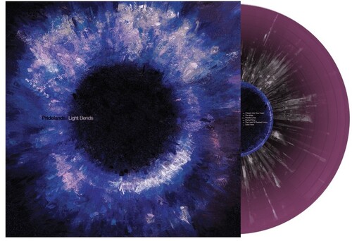 Light Bends - Black in Purple w/ White Splatter