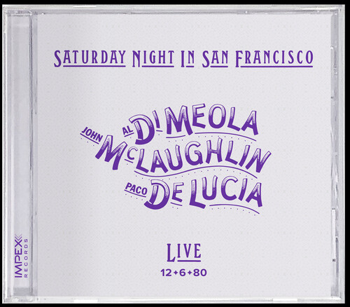 John Mclaughlin  / Paco De Lucia / Al Di Meola - Saturday Night In San Francisco vinyl record cover