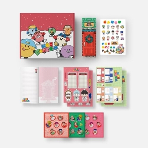 NCT Dream Candy Y2K Kit - incl. Pencil Case & Sticker, Notebook, Colored Paper, Letter Paper Set, Package Box + Photocard Set