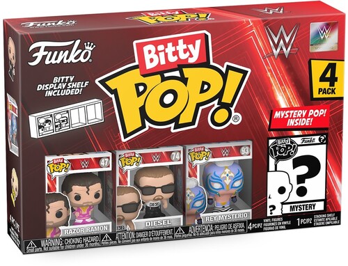 BITTY POP WWE RAZOR RAMON 4 PACK