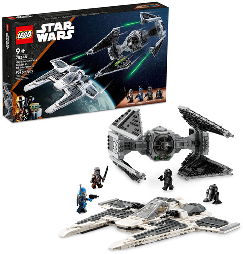 MANDALORIAN FANG FIGHTER VS TIE INTERCEPTOR