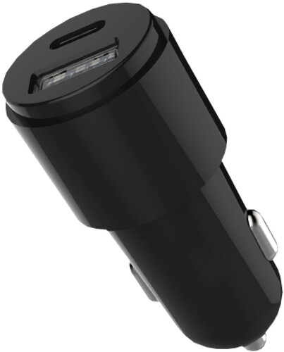GEMS -USB-C 23W Car Charger: Black