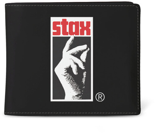 Rocksax - Stax Records - Click Fingers Logo - Wallet with Coin Pocket (Black)