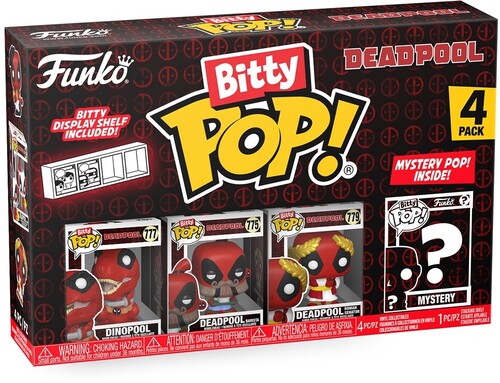 FUNKO BITTY POP DEADPOOL DINOPOOL 4 PACK