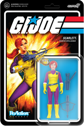 G.I. JOE REACTION FIGURES - SCARLETT