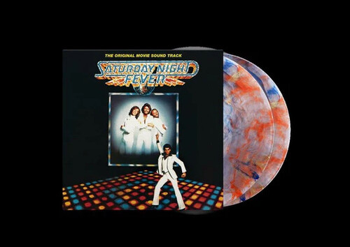 Saturday Night Fever (Original Soundtrack) - Limited Red, Orange & Blue Marble Colored Vinyl