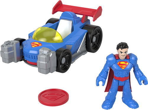 IMX DC SUPER FRIENDS SUPERMAN SUPERMOBILE VEHICLE