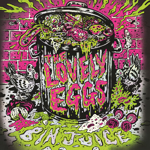 Lovely Eggs - Bin Juice vinyl record cover