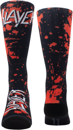 PERRI'S SLAYER BLOOD ON BLACK CREW SOCKS