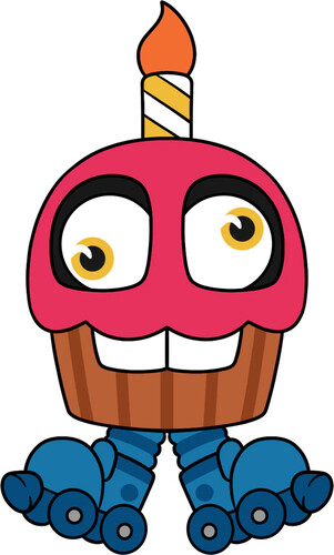 YOUTOOZ - FNAF PARTY MR CUPCAKE BOBBLE PIN