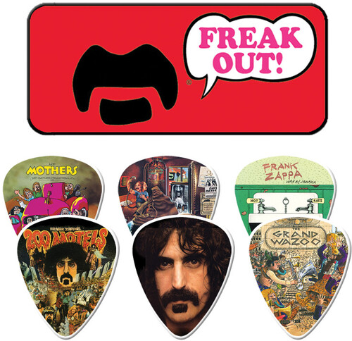 Frank Zappa - Pick Tin - Red Tin with 6 Picks