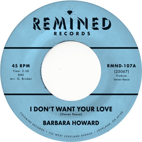 Barbara Howard - I Don't Want Your Love vinyl record cover