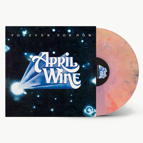 April Wine - Forever For Now - White With Blue, Red & Orange Swirl Vinyl 180G