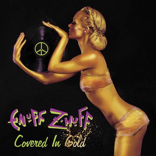 Covered In Gold - Green/ gold Splatter