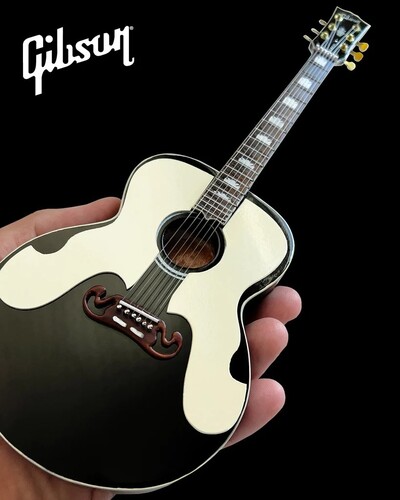 Everly Brothers Signature Gibson Ebony SJ-200 10 Inch Miniature Acoustic Guitar
