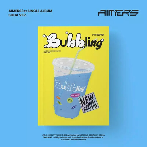 1st Single [Bubbling] (Soda Ver.) - Photo Book, Lyrics Post Card, Sticker, Photo Card, Unit Photo Card, Photo Card Envelope, Free Drink Coupon, Mini Poster [Import]