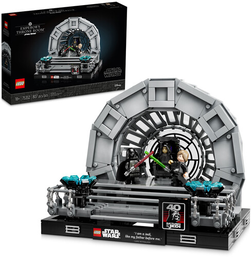LEGO STAR WARS EMPERORS THRONE ROOM DIORAMA