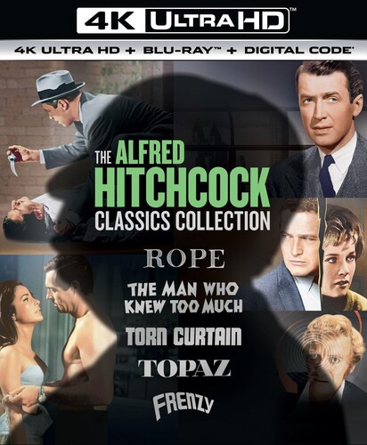 The Alfred Hitchcock Classics Collection 4K Mastering, With Blu