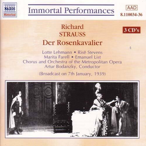 STRAUSS:ROSENKAVALIER 1946 MET