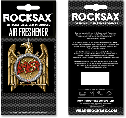 Rocksax - Slayer - Golden Eagle Logo - Air Freshener (Vanilla)