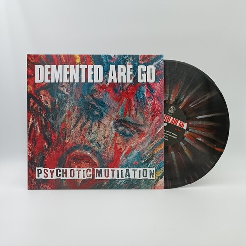 Demented Are Go - Psychotic Mutilation - Lonesome Shadow Splatter vinyl record cover