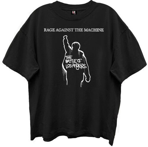 RAGE ATM BATTLE OF LA GIANT T-SHIRT LARGE BLK