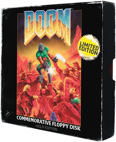DOOM - FLOPPY DISK LTD ED IMITATION GOLD REPLICA