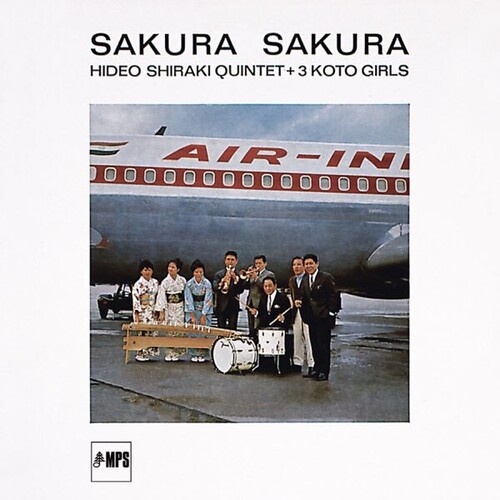 Hideo Shiraki Quintet / 3 Koto Girls - Sakura Sakura vinyl record cover
