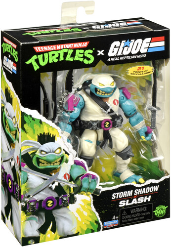 TMNT X GI JOE - SLASH X STORMSHADOW ACTION FIGURE|alliance entertainment