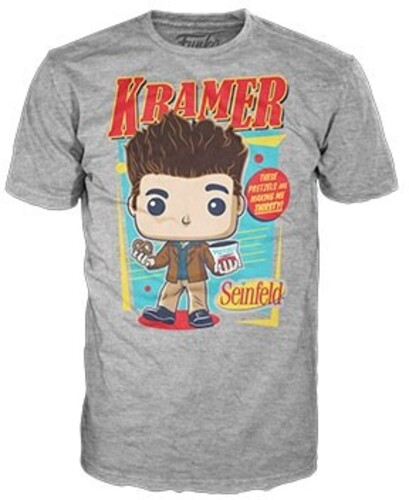 Funko Pop! Tees: - Seinfeld- Kramer Pretzel- Adult Medium (Vfig)