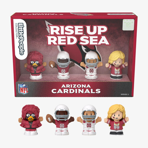 Fisher Price - Little People Collector: x NFL Arizona Cardinals 4-Pack, Special Edition
