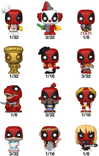 FUNKO BITTY POP SINGLES DEADPOOL ONE PER PURCHASE