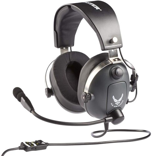 PC Accessory:  Wired Headset - Thrustmaster T.Flight - U.S. Air Force Edition:  Compatible with PC, Switch, PS5, Xbox X|S