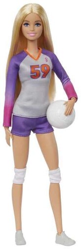 BARBIE CAREER MADE TO MOVE SPORTS DOLL VOLLEYBALL
