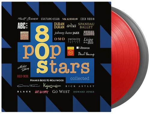 80s Pop Stars Collected /  Various - Limited 180-Gram Red & Silver Colored Vinyl [Import]