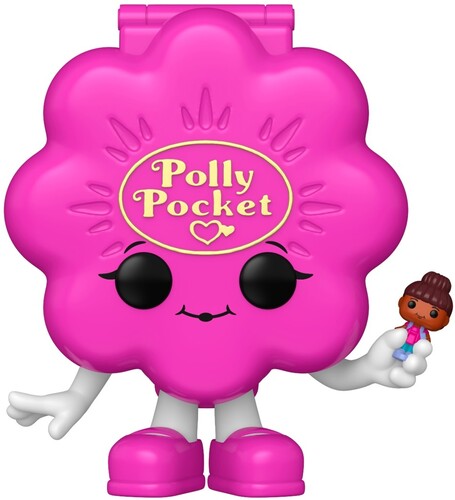 POP MATTEL CAPSULE POLLY POCKET FLOWER SHELL PINK