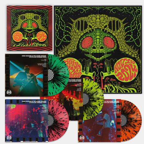 King Gizzard - Live in Los Angeles '24 (4LP Splatter Vinyl Box Set)