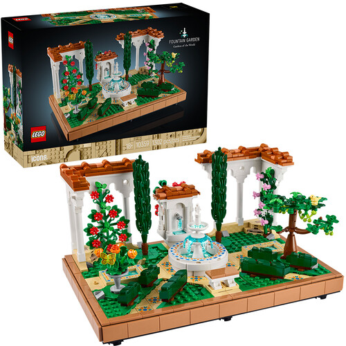 LEGO ICONS FOUNTAIN GARDEN