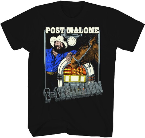 POST MALONE F1 TRILLION TSHIRT LG BLK 36881046A3