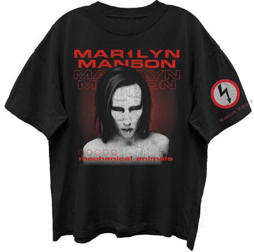 MARILYN MANSON GV MECH ANIMAL TSH LG TSGV100MMA3A