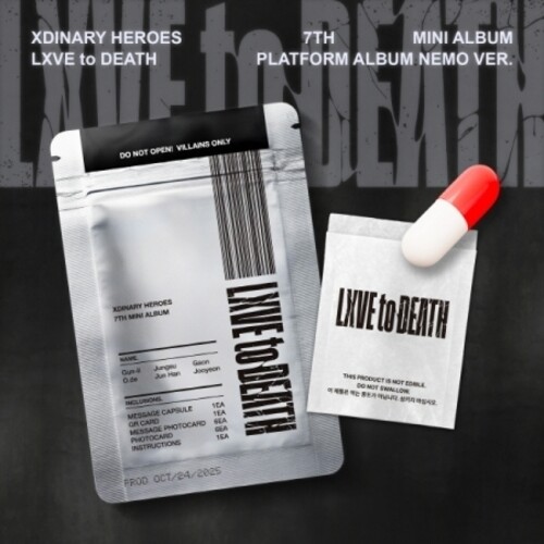 Lxve To Death - Platform Album Nemo Version - incl. Message Capsule w/Message, QR Card, Message Photocard Set + Photocard Set