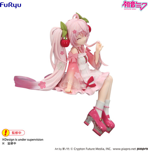 Furyu Hatsune Miku Sakura Miku 2025 Wink Noodle Stopper Figure