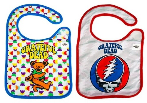 DAPHYLS GRATEFUL DEAD SOFT BIBS 2 PACK DAPGDB2PK|alliance entertainment