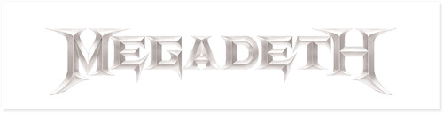 Pluginz - Megadeth - Whiteout Wordmark - Magnetic Grill